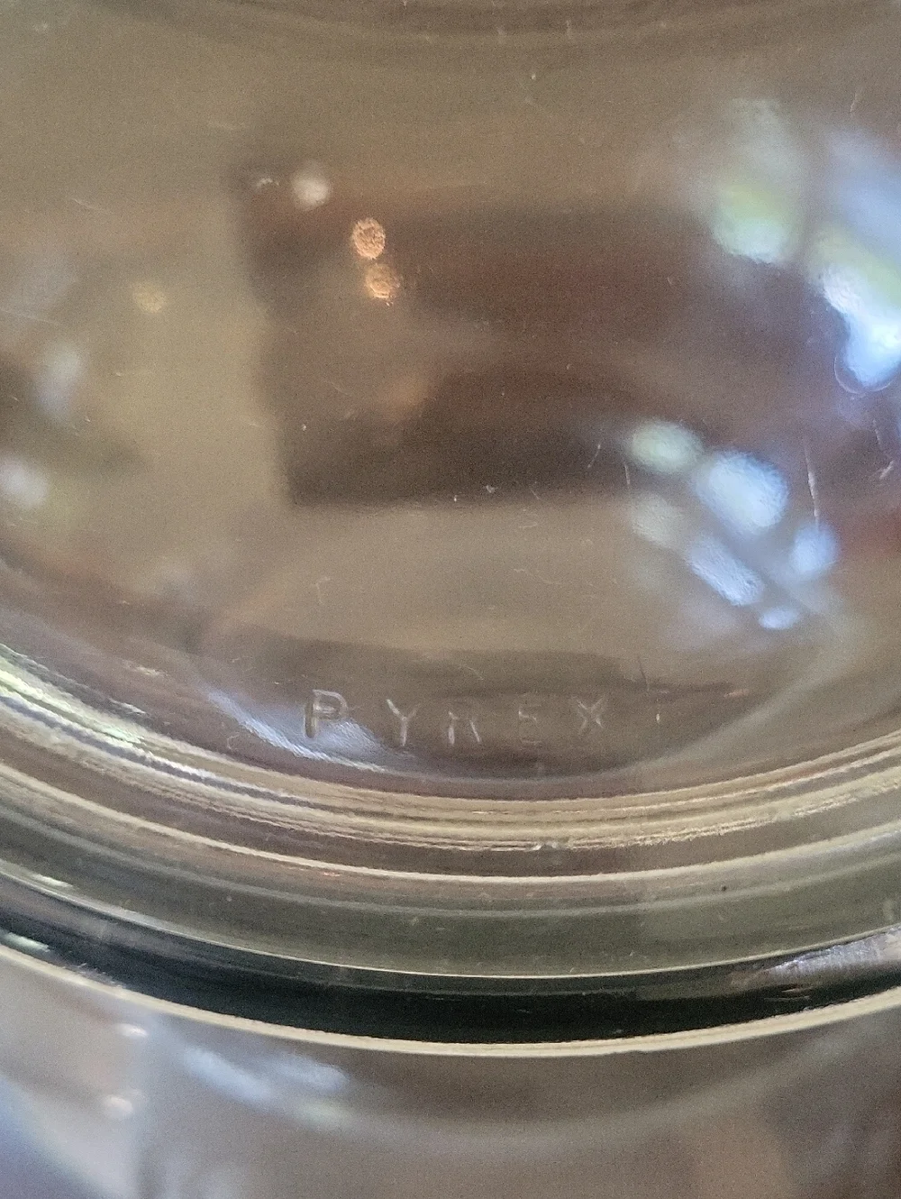 Mid-Century PYREX Clear Glass Apothocary Jar with Lid
